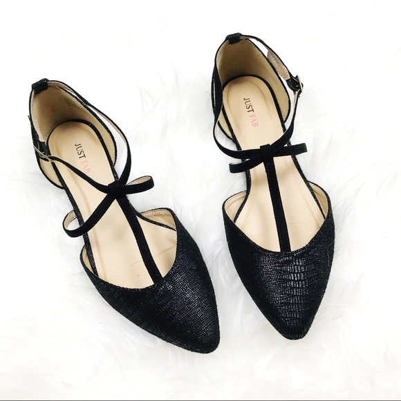 JustFab Shoes - JUSTFAB Quinna T-Strap Flat